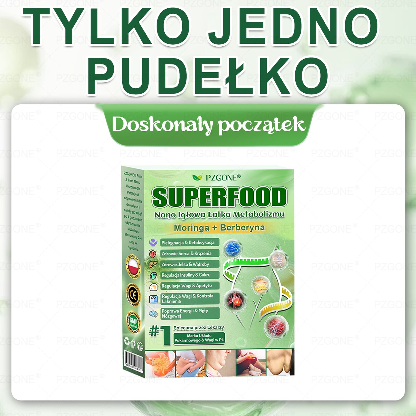 🔥𝐏𝐙𝐆𝐎𝐍𝐄® Superfood 𝑵𝒂𝒏𝒐 Mikronakłuwana Plaster🎁 Zostało tylko 10 pudełek! 🎁 Dajemy dodatkowe 40% zniżki! Dbaj o swoje zdrowie! Jeśli teraz przegapisz, w tym roku już nie będzie okazji!